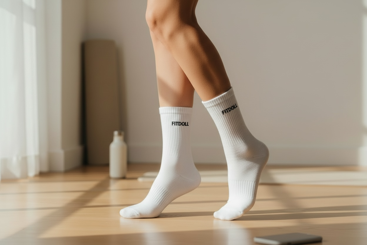 Signature baltos kojinės - Image 2